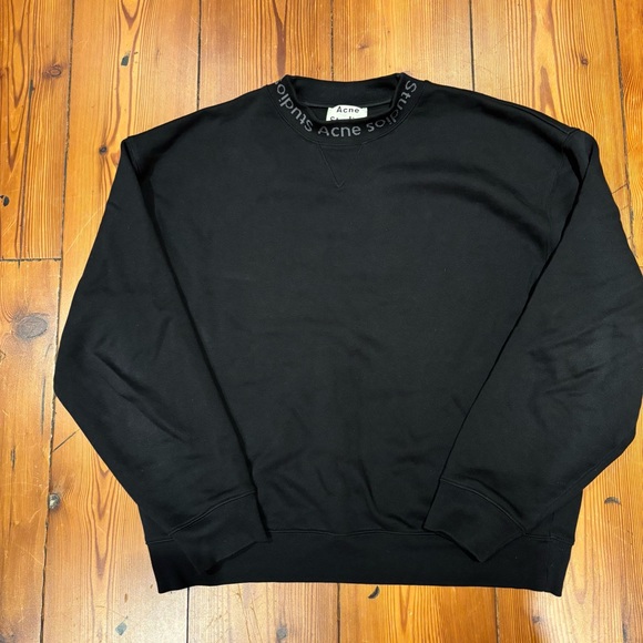 Acne Studios Other - Acne Black Logo Crewneck Men's Sweater